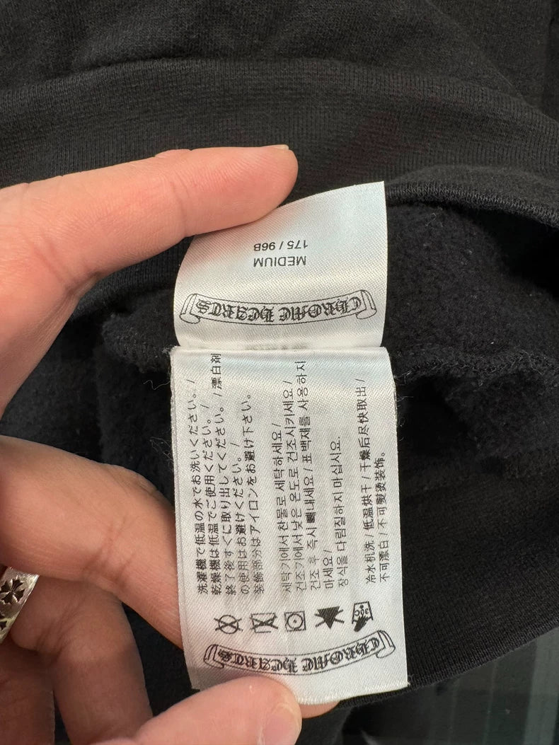 Chrome Hearts Black Red Cross Hoodie-yf