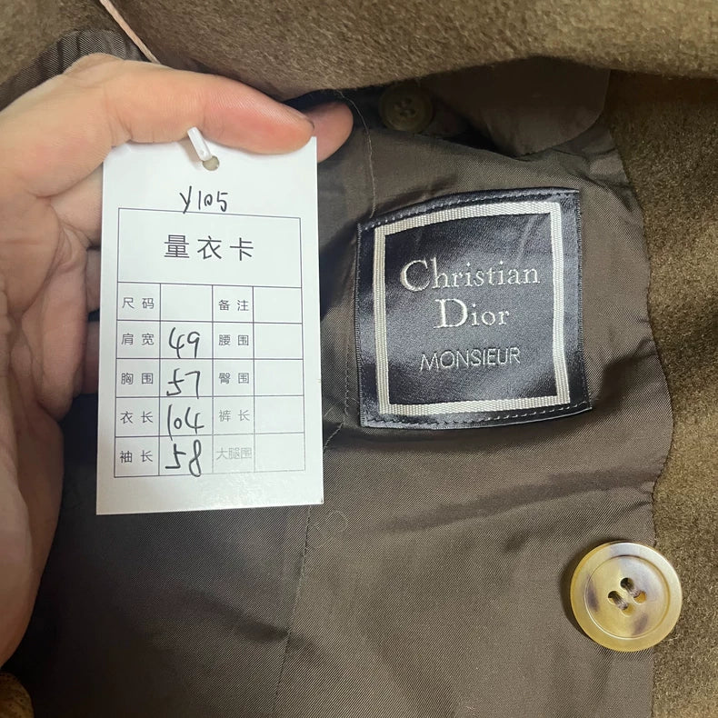 Signature Vintage Dior Double Breasted Coat