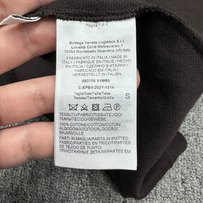 Bottega Veneta Solid Color Polo Shirt-zp