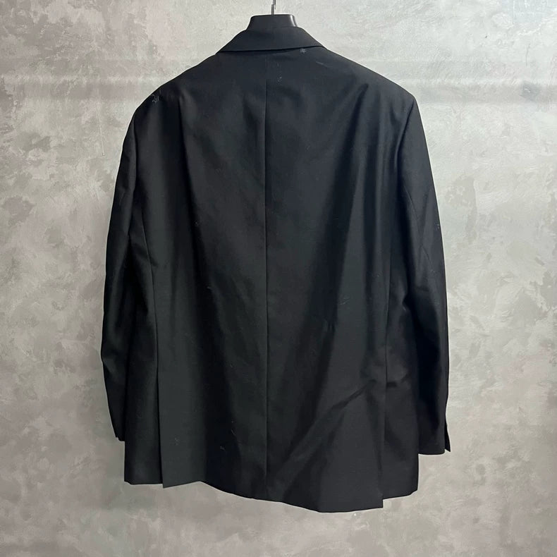 Black Tailored Suit Jacket by Loewe
