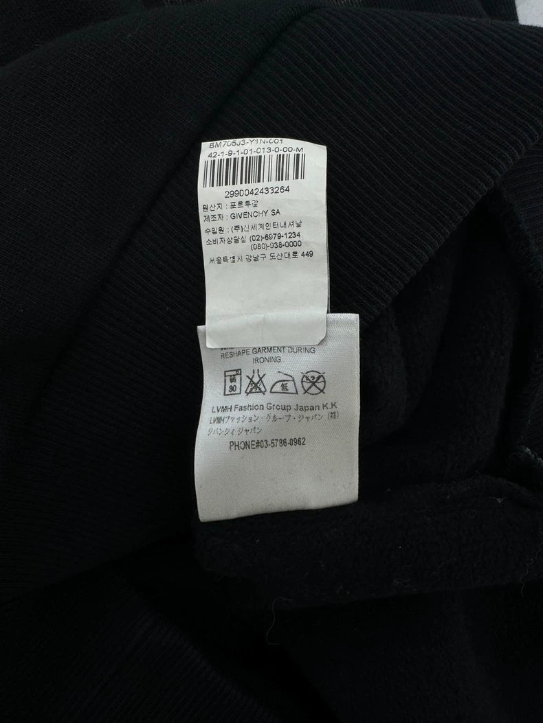 Givenchy Show style dog head fleece-lined sweatshirt