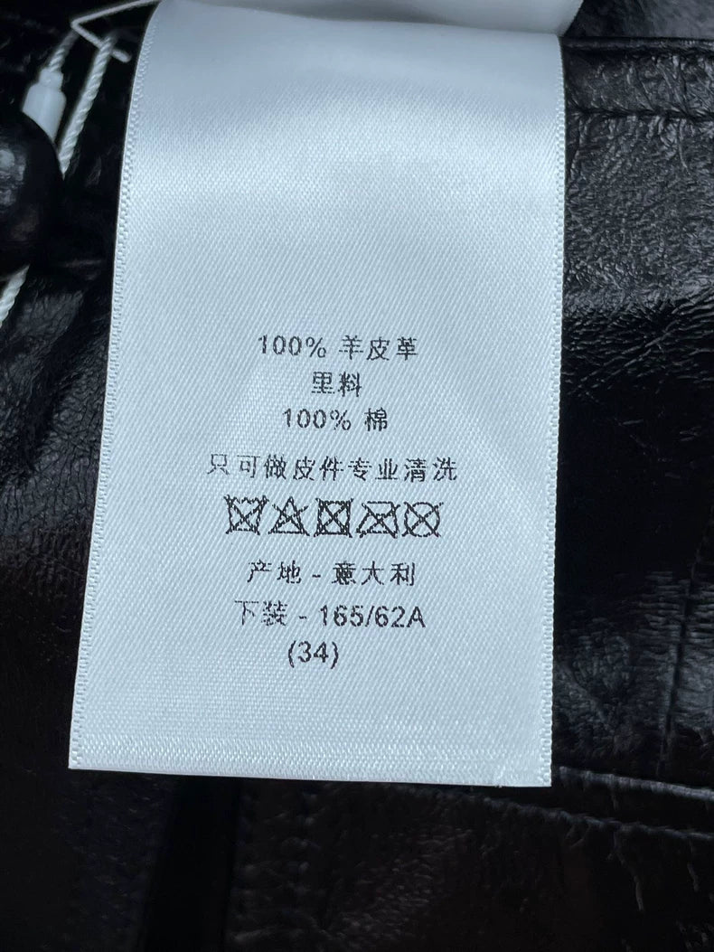 Dior Leather Skirt in Excellent Condition