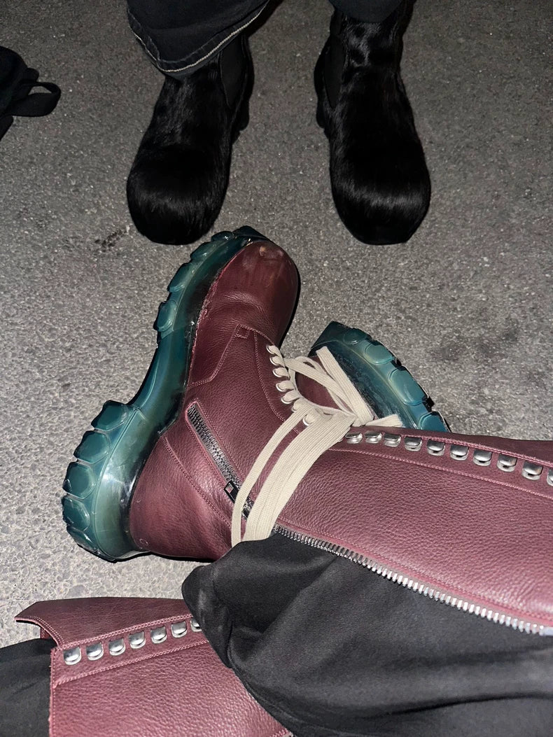 Rick Owens High-Top Platform Boots-yf