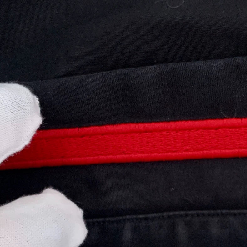 Givenchy Black Collared Star Embroidered Shirt