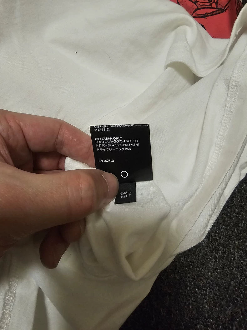 Amiri Skull Rose Oversize Short Sleeve T-Shirt-yf