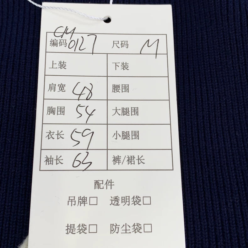 Celine Embroidered Logo Knit Sweater M Size