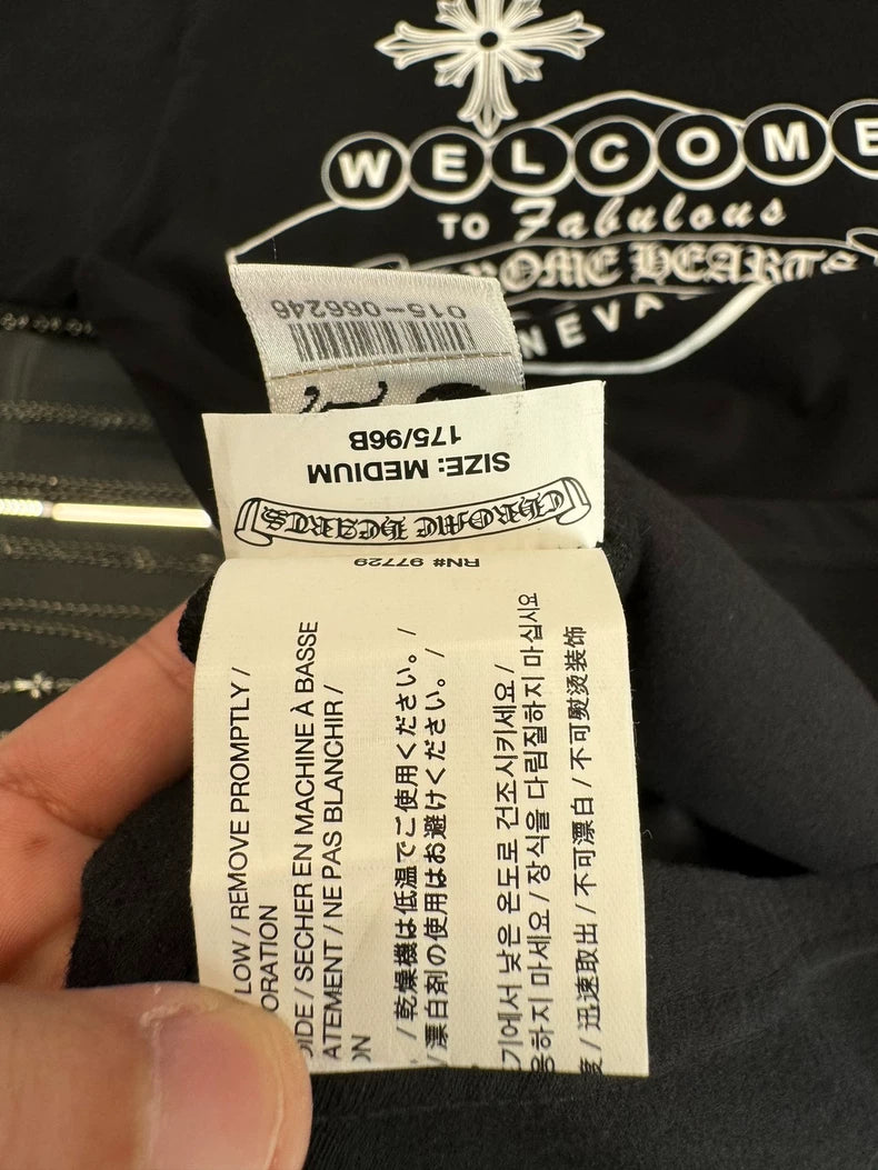 Chrome Hearts Las Vegas Limited Black T-Shirt-yf