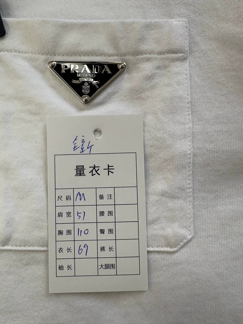 Prada White Long Sleeve Sweatshirt