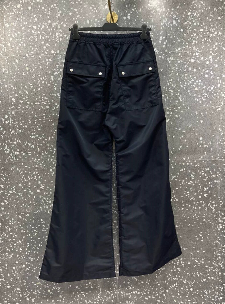 Rick Owens Drkshdw Belas Black Nylon Pants