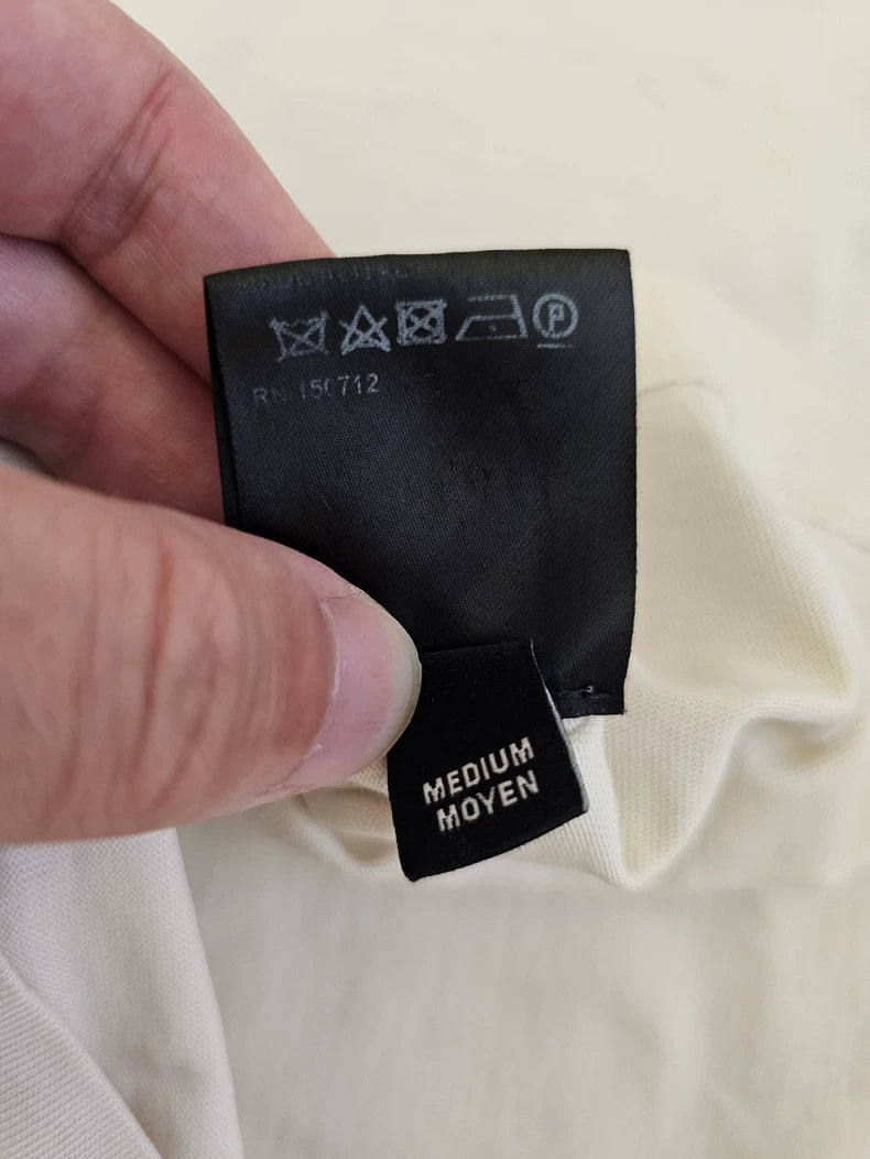 AMIRI Beige Short Sleeve Logo T-Shirt-yf