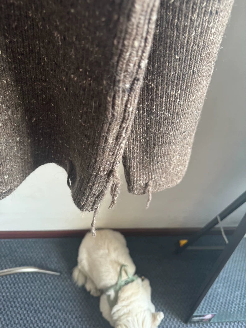 Maison Margiela Brown Wool Sweater