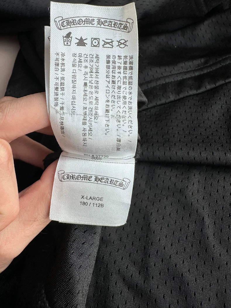 Chrome Hearts Black Long Sleeve Hockey Jersey