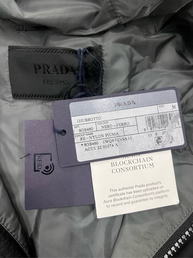 Prada Black Nylon Functional Jacket for Men