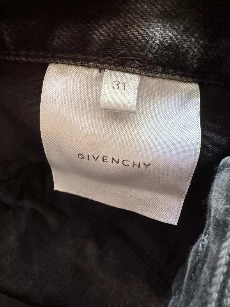 Givenchy Black Washed Denim Pants