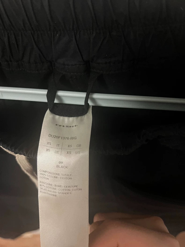 Rick Owens RIG Cotton Double Ring Pants XS