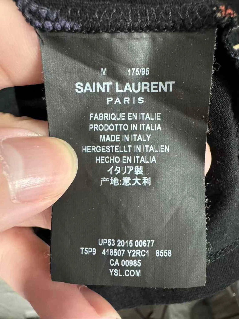 Saint Laurent Tiger Eagle Short Sleeve T-Shirt