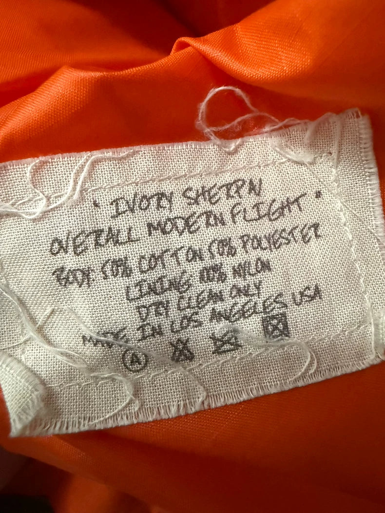 Greg Lauren Denim Shearling Jacket