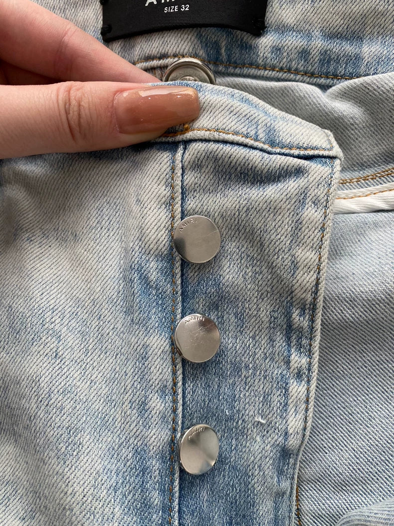 Amiri Grateful Dead Rainbow Skeleton Jeans