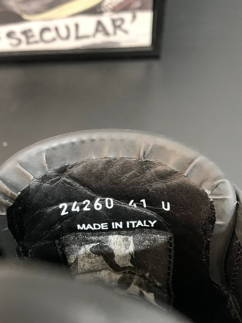 Rick Owens Black Low Top Sneakers-yf