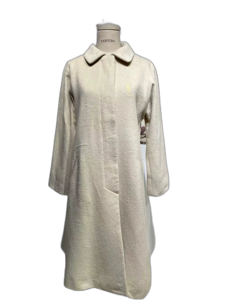 ジャケット・アウター Vintage Yves Saint Laurent wool coat Vintage Yves Saint Laurent YSL Plaid Wool Coat Winter Longer Style