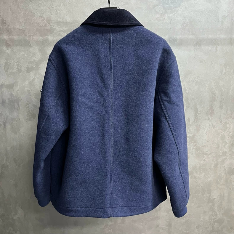 Stone Island Blue Long Sleeve Jacket