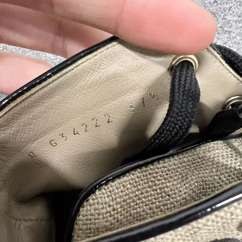 Chanel Canvas Sneakers in Size 37.5