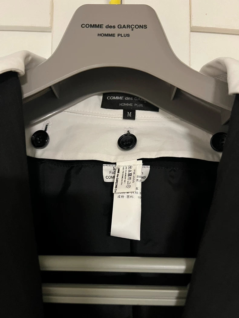 Comme des Garçons 24SS Colorblock Shawl Collar Blazer