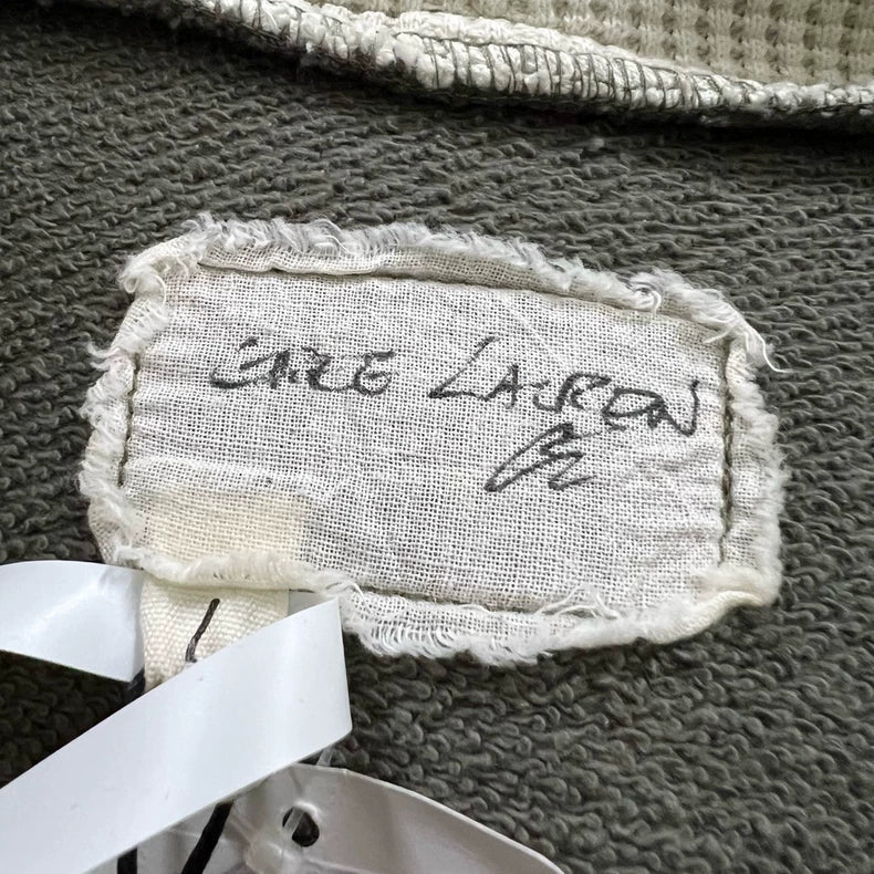 GREG LAUREN Distressed Patchwork Hoodie