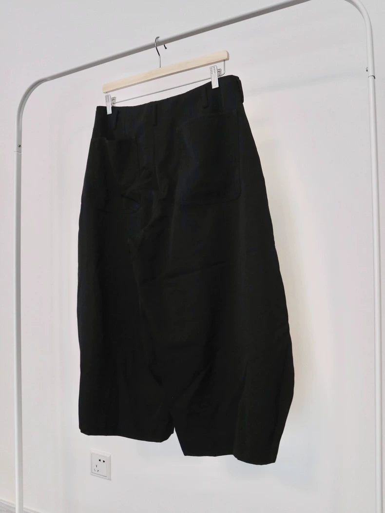 Comme des Garcons Black Wool Balloon Pants