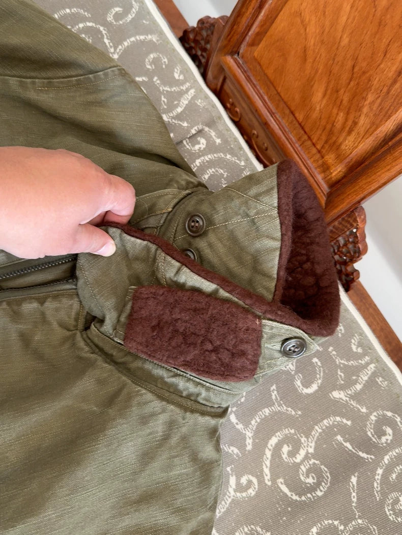 B15 Flight Jacket in Olive Green