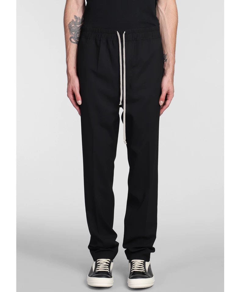 Rickowens Wool Drawstring Trousers