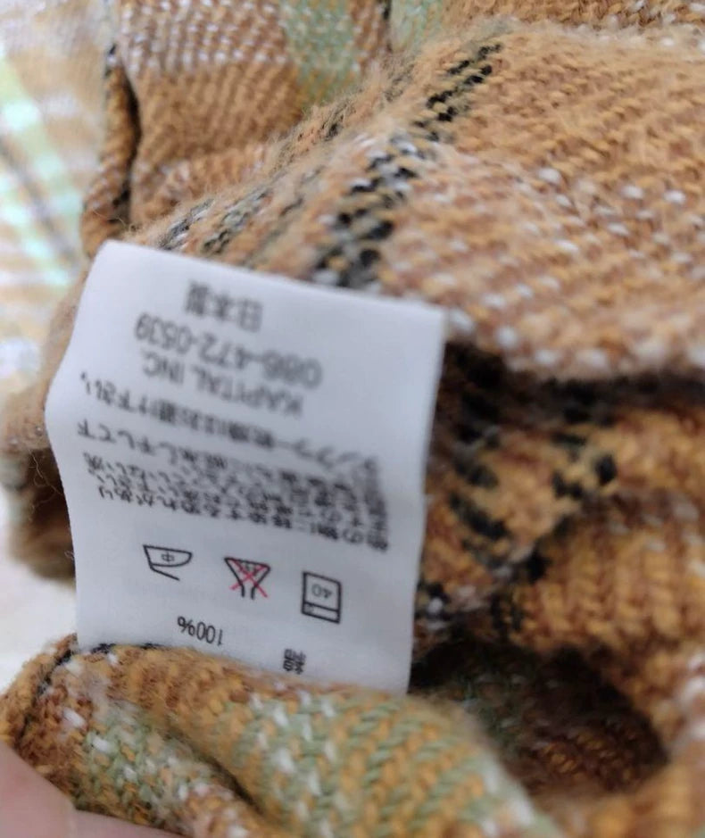 Kapital Plaid Cotton Doll Shirt