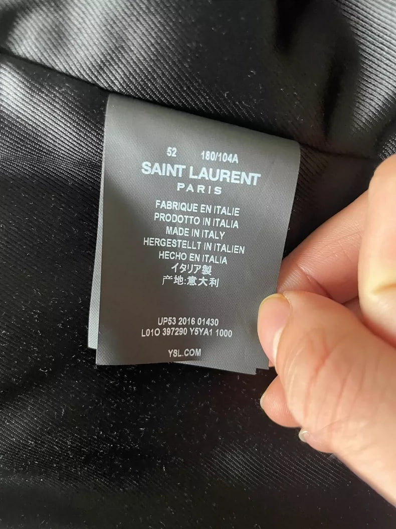 YSL Saint Laurent Leather Jacket
