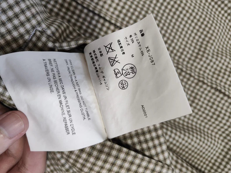 Comme des Garcons Houndstooth Short Jacket