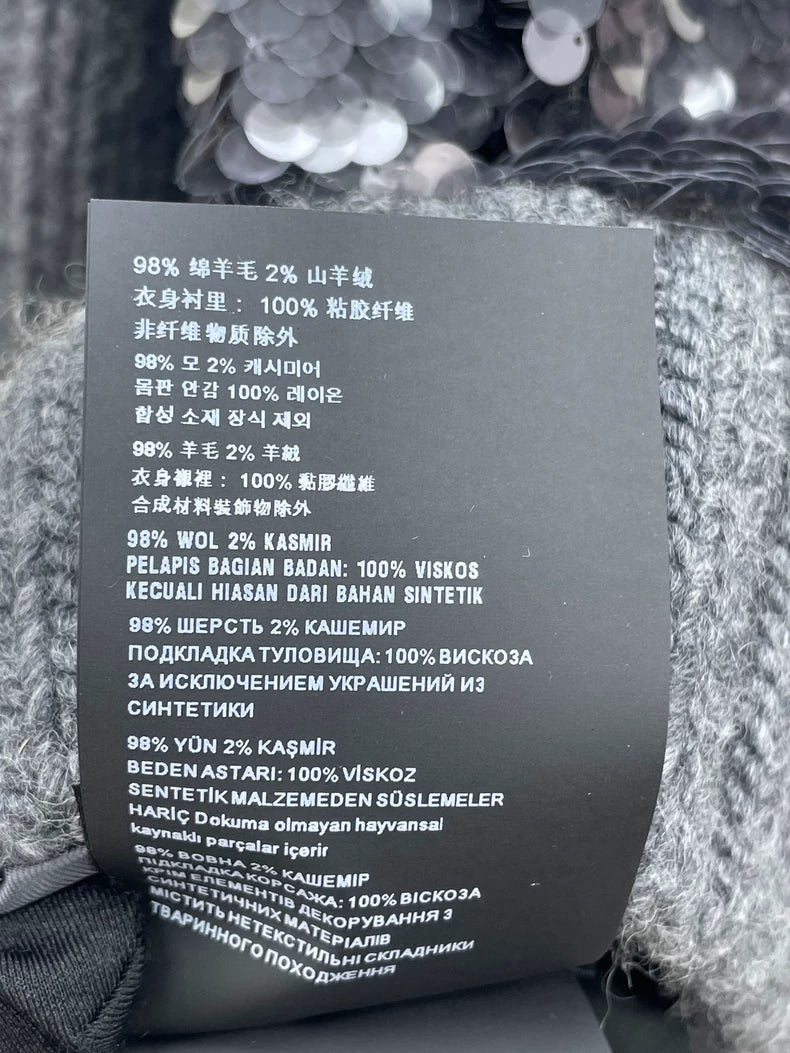 Prada Sequin Knitted Cardigan for Spring Summer