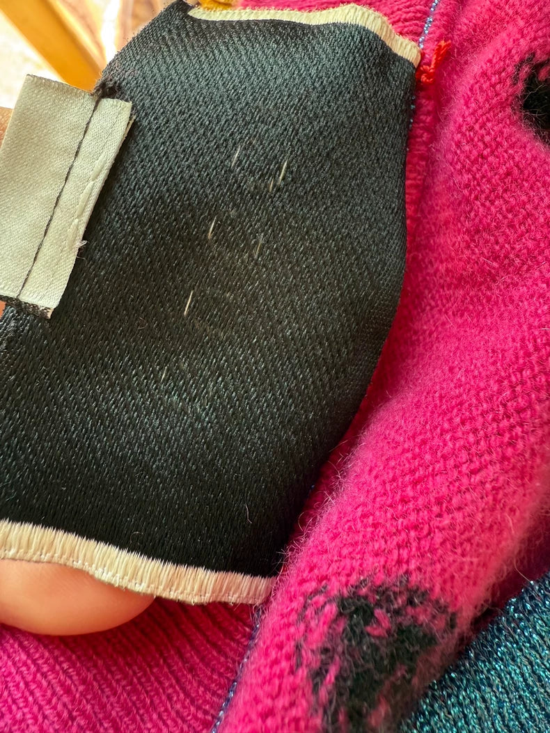 Gucci Cat Pattern Knit Wool Sweater