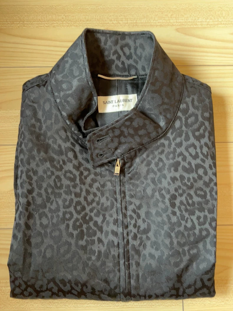 Saint Laurent Men's Black Jacket Italy