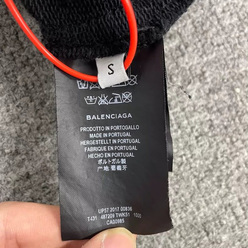 Balenciaga Hoodie with Sinners Embroidery