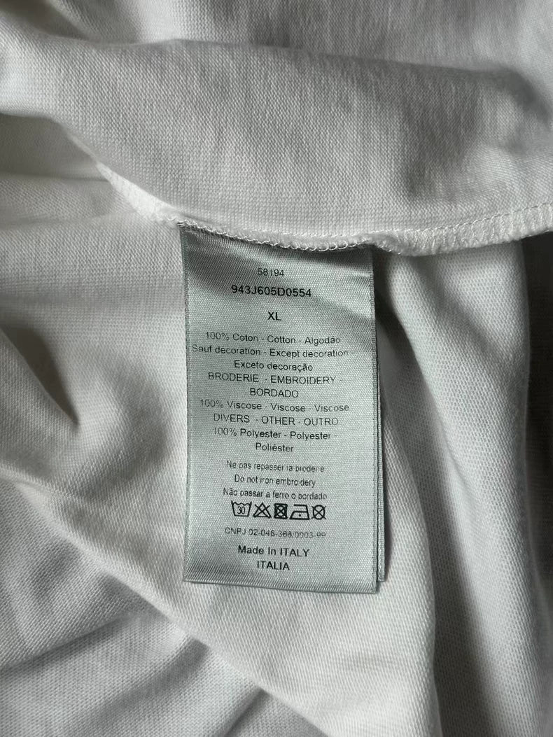 Dior Floral Short Sleeve T-Shirt