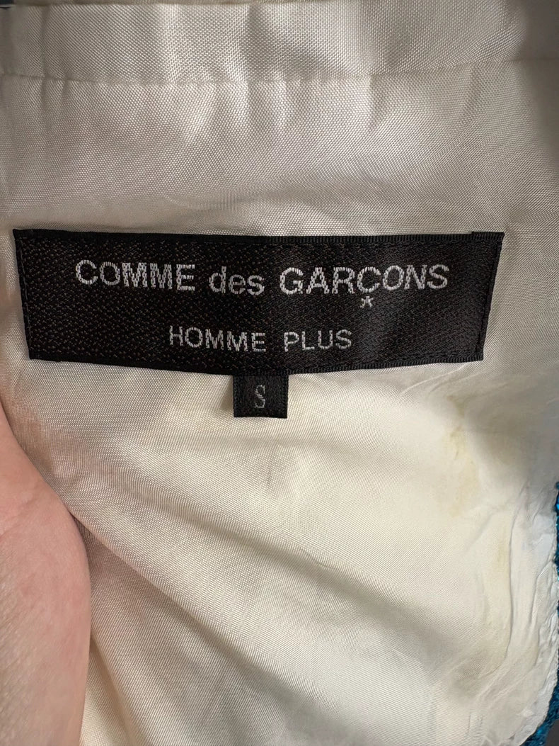 COMME DES GARCONS Blue Sequin Blazer