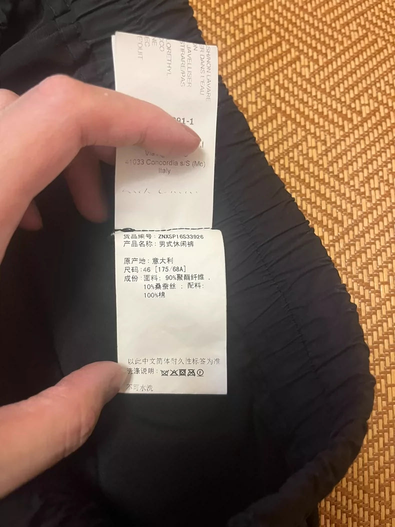 Rick Owens Black Drop-Crotch Shorts