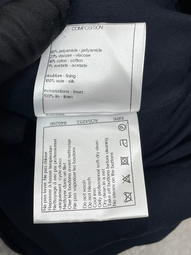 Chanel Ruffled Collar Knit Jacket