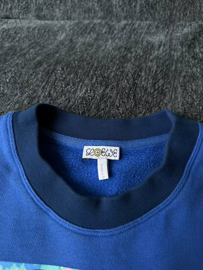 Blue Loewe Graphic Sweatshirt