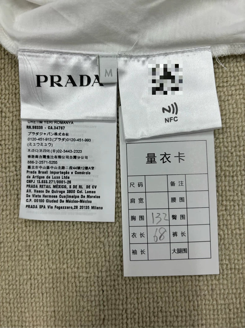 PRADA SS23 Logo Short Sleeve T-Shirt