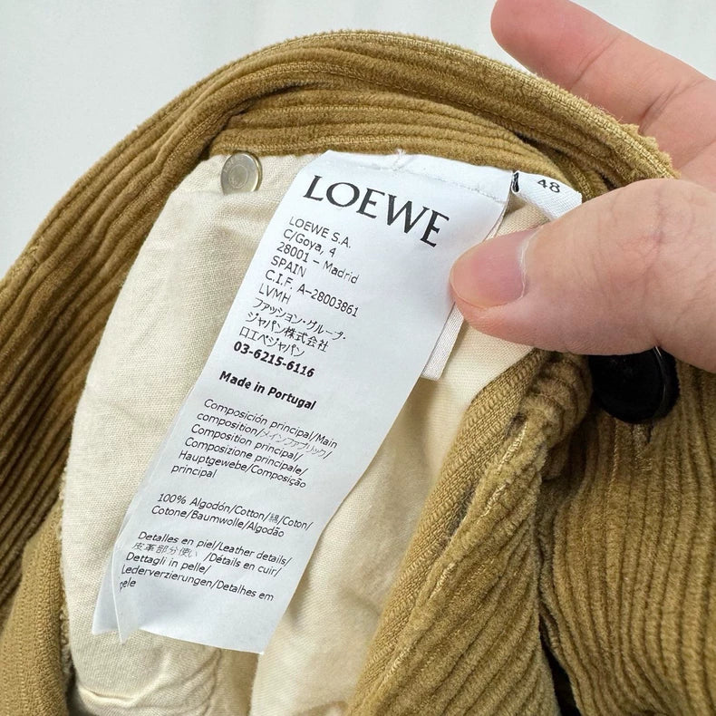 Loewe Corduroy Casual Workwear Pants-yf