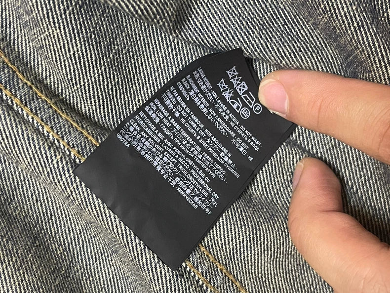 Saint Laurent Denim Jacket in Shark Blue