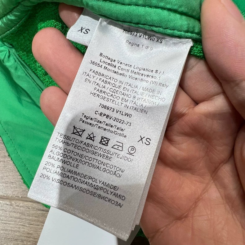 Bottega Veneta Green Embroidered Shorts