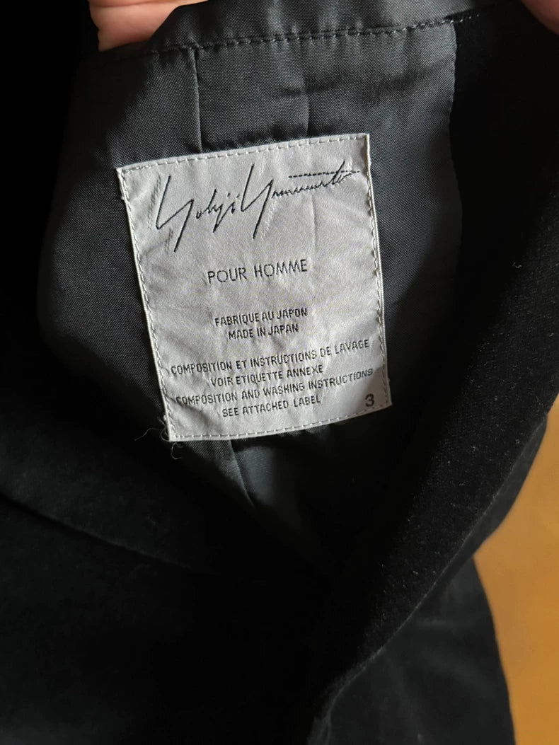 Yohji Yamamoto Velvet Jacket