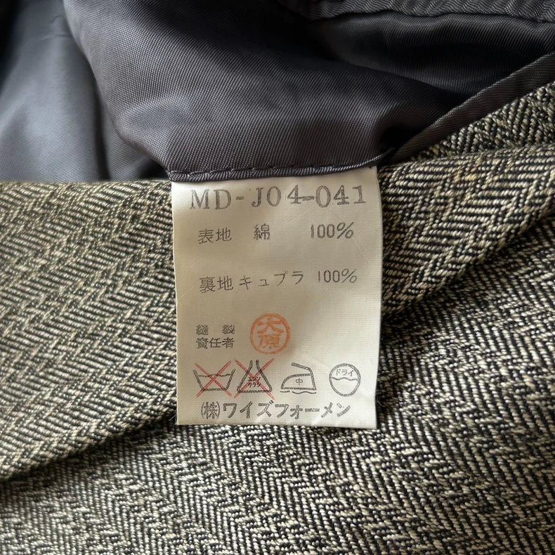 90s Yohji Yamamoto Houndstooth Suit Jacket