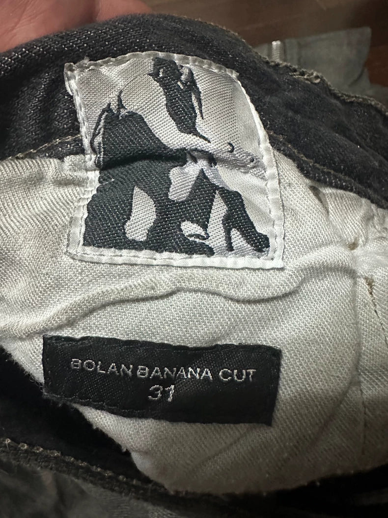 Rick Owens Drkshdw Banana Zip Jeans